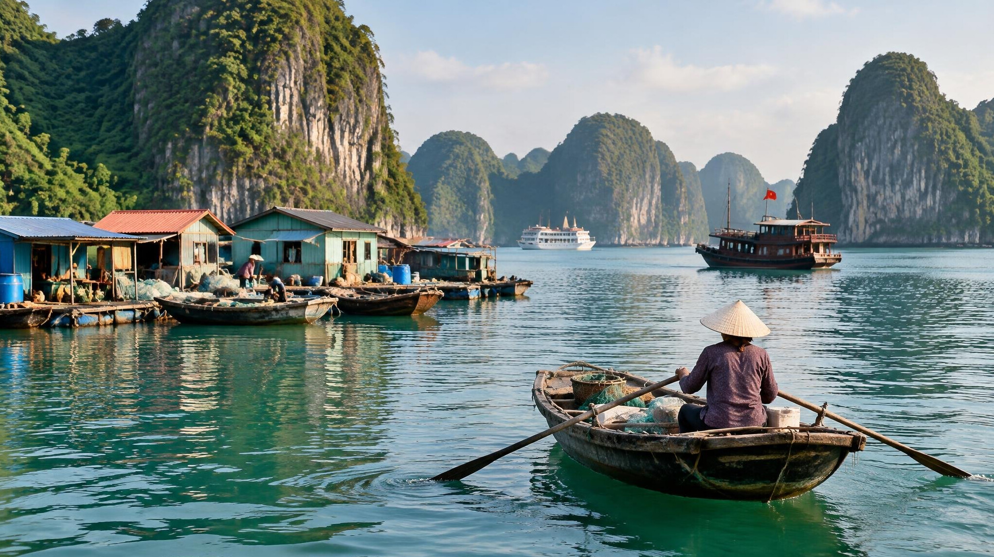 vietnam halong bay boat