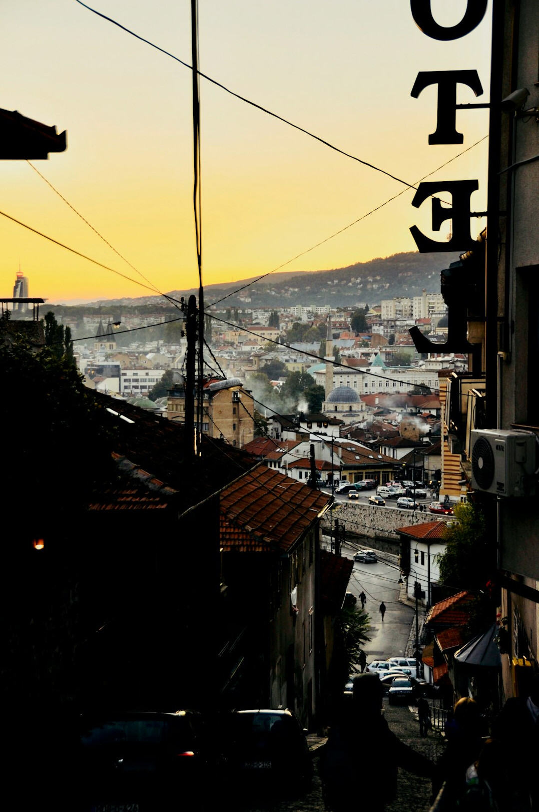 sarajevo old town autumn