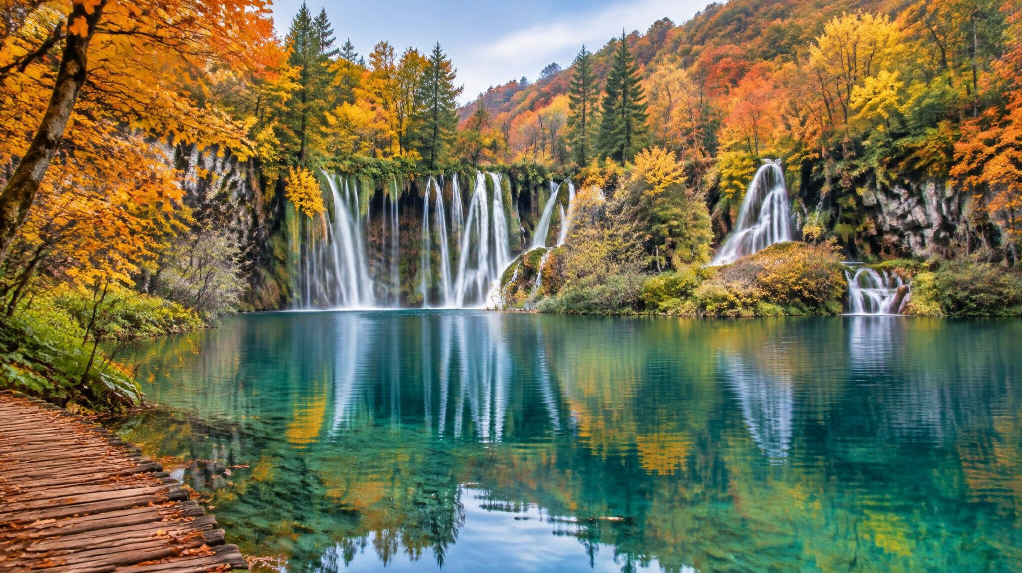 plitvice lakes autumn